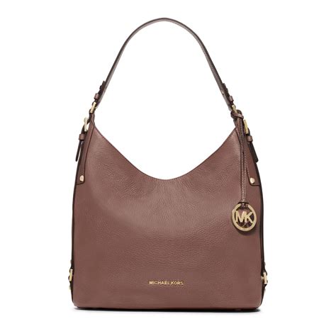 michael michael kors bedford belted large shoulder bag dusty rose|Michael Kors bedford legacy handbag.